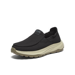 百思图2025夏季新款简约户外休闲布鞋厚底圆头男休闲鞋G6892BM5