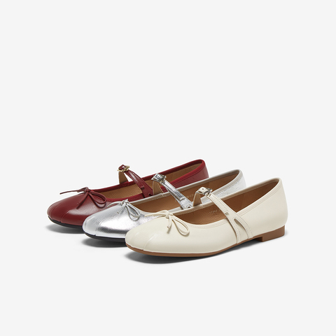 百思图2025春季新款简约复古法式玛丽珍鞋方跟女单鞋TTS43AQ5