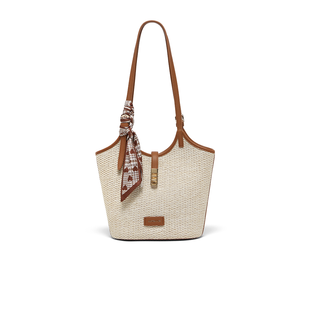 百思图2025夏季新款商场同款时尚大容量托特包单肩包女X3680BX5