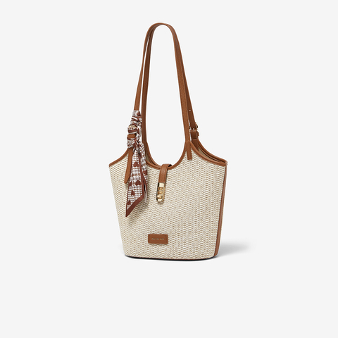 百思图2025夏季新款商场同款时尚大容量托特包单肩包女X3680BX5