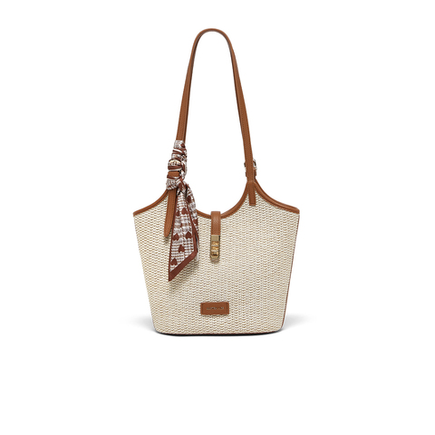 百思图2025夏季新款商场同款时尚大容量托特包单肩包女X3680BX5