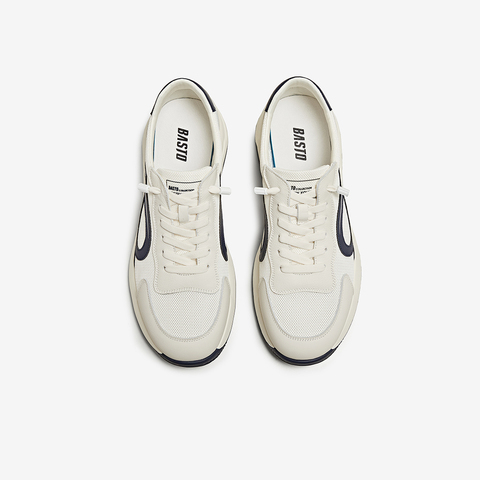 百思图2025夏季新款商场同款潮流复古运动厚底男休闲鞋76569BM5