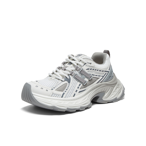 百思图2025夏季新款时尚户外街头潮流老爹鞋厚底女休闲鞋D5292BM5