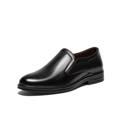 百思图2025秋季新款商场同款乐福鞋简约商务男休闲皮鞋41816CM5