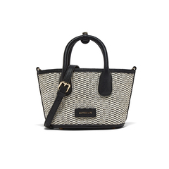 百思图2025夏新款商场同款时尚菜篮子水桶包单肩斜挎包女X3675BX5