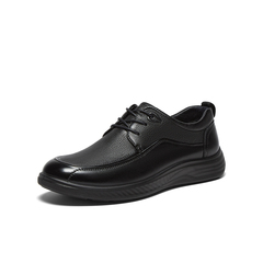 百思图2025秋季新款商场同款休闲皮鞋时尚商务通勤男鞋15621CM5