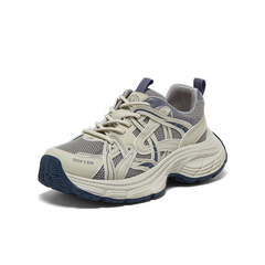 百思图2025秋季新款老爹鞋潮流街头运动厚底增高女休闲鞋D5916CM5