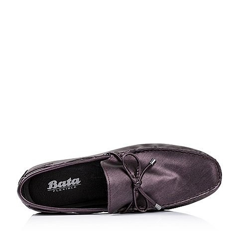 Bata/拔佳秋季专柜同款紫红牛皮男休闲鞋A8S15CM5