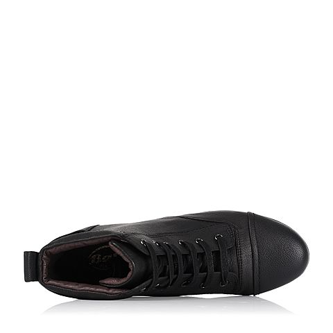 Bata/拔佳冬季专柜同款黑山羊皮女休闲靴（软）AM823DD5