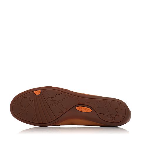 BATA/拔佳夏季专柜同款棕色时尚镂花平跟羊皮女休闲鞋(软)AXF27BM6