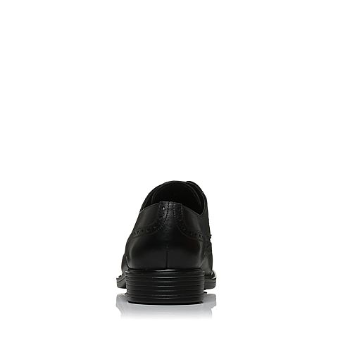 Bata/拔佳秋季专柜同款黑色时尚雕花牛皮男单鞋A4Y20CM6