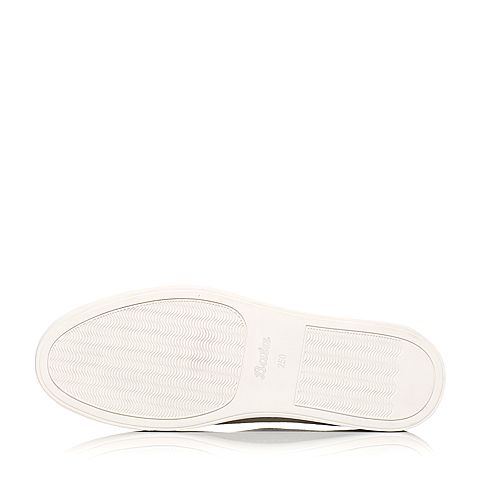 Bata/拔佳夏季专柜同款白色圆头平跟日常休闲牛皮男单鞋03-16BM7