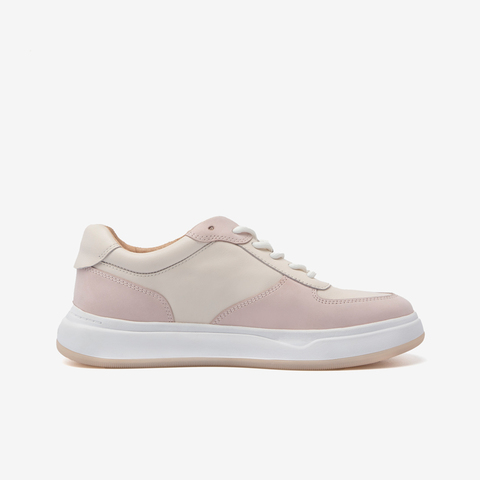 Bata休闲鞋女2024春季商场新款牛皮通勤百搭时尚撞色板鞋AXT03AM4