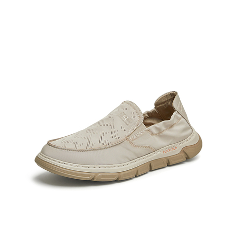 Bata乐福鞋男2024夏商场新款休闲透气舒适厚底百搭一脚蹬X6051BM4