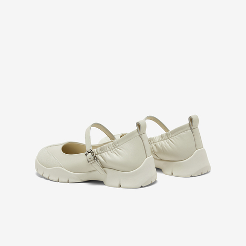 Bata休闲玛丽珍2025春季商场新款通勤娃娃浅口粗跟开车鞋TH021AQ5