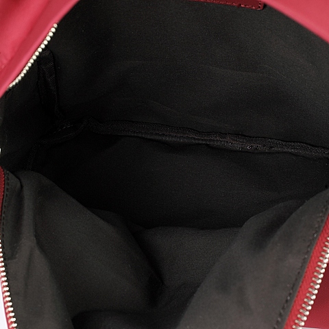 BELLE/百丽箱包红色防水化纤布双肩包11301CX5