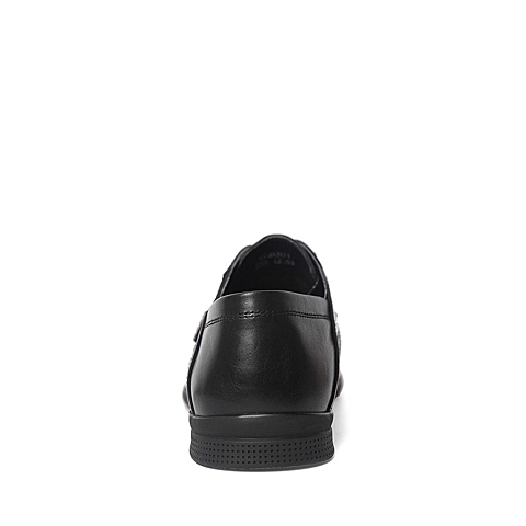 BELLE/百丽春专柜同款黑色牛皮时尚经典儒雅男皮鞋4KD01AM6