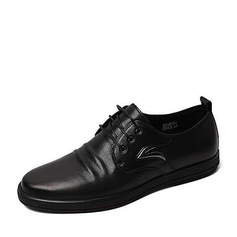 BELLE/百丽春季专柜同款黑色牛皮男单鞋3ZT01AM6  专柜1