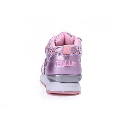 BELLE/百丽16年秋冬季新款时尚女童亮色设计透气舒适透气优雅旅游鞋运动鞋DE0174