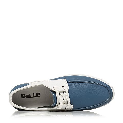 BELLE/百丽专柜同款夏季时尚休闲男单鞋4KU01BM6