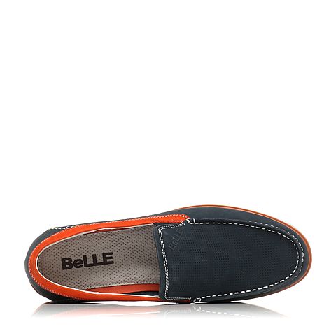 BELLE/百丽专柜同款夏季时尚休闲男单鞋4LD02BM6