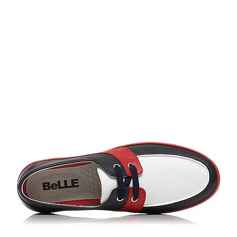 BELLE/百丽专柜同款夏季时尚休闲男单鞋4KZ01BM6