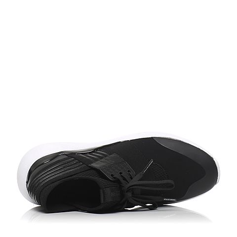 BELLE/百丽春专柜同款黑时尚运动风弹力布女单鞋BMD20AM7