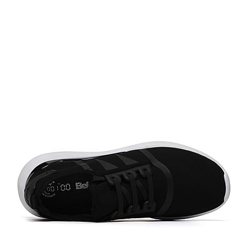 BELLE/百丽春专柜同款黑时尚运动风网布女单鞋BMD26AM7