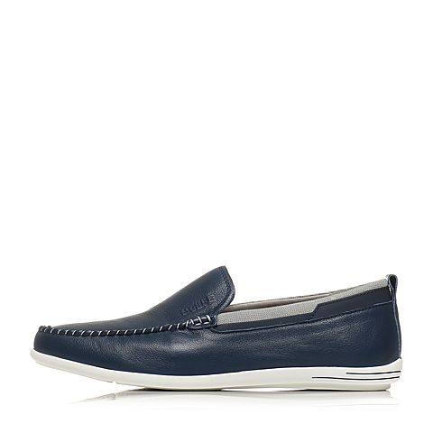 BELLE/百丽夏季专柜同款牛皮乐福鞋男休闲鞋4VF01BM7