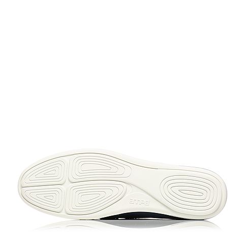 BELLE/百丽夏季专柜同款牛皮乐福鞋男休闲鞋4VF01BM7