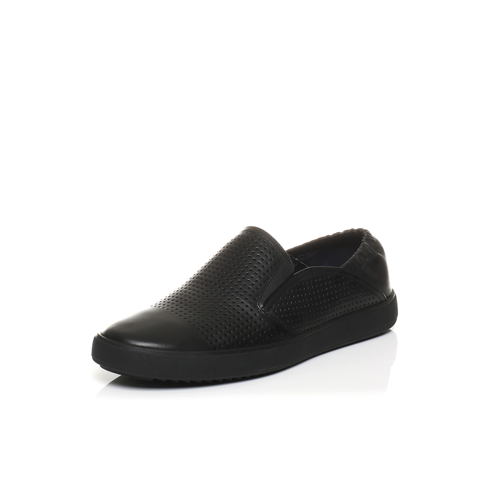 BELLE/百丽夏季专柜同款黑色牛皮鞋面打孔男皮鞋4UX02BM7