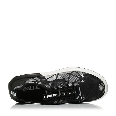 BELLE/百丽秋季专柜同款滴胶网布/牛皮男休闲鞋4YL01CM7