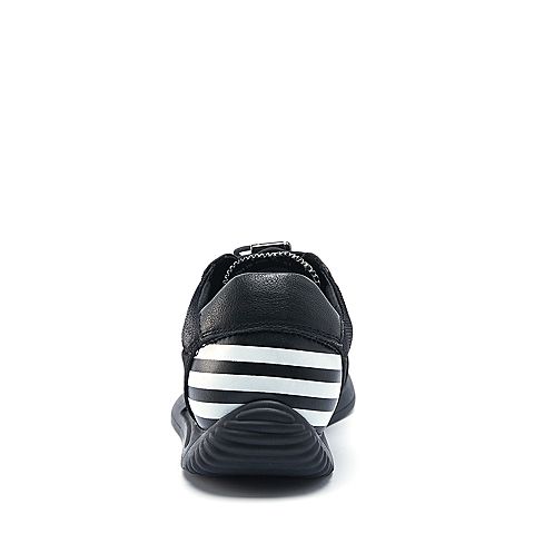 BELLE/百丽夏季专柜同款黑色编织布/牛皮男休闲鞋4XN11BM7