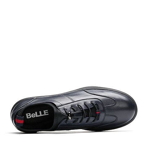 Belle/百丽冬季专柜同款牛皮男休闲鞋5KT01DM7