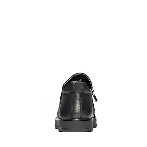 BELLE/百丽冬季专柜同款黑色牛皮男休闲靴5JL02DD7