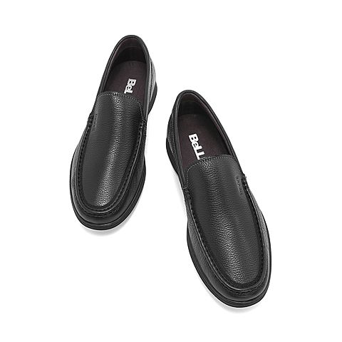 BELLE/百丽乐福鞋春季商场同款牛皮革男休闲鞋5XS02AM9