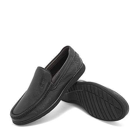 BELLE/百丽乐福鞋春季商场同款牛皮革男休闲鞋5XS02AM9