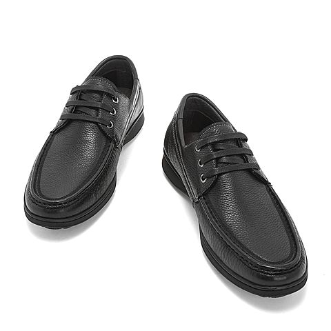 BELLE/百丽商务休闲鞋春季商场同款牛皮革男皮鞋5XS01AM9