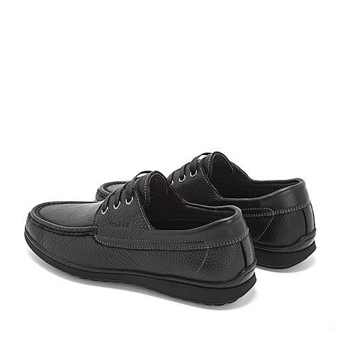 BELLE/百丽商务休闲鞋春季商场同款牛皮革男皮鞋5XS01AM9