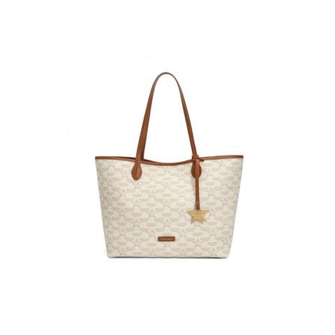 百丽包包女2023秋季新商场同款牛皮通勤大容量单肩托特包X9235CX3