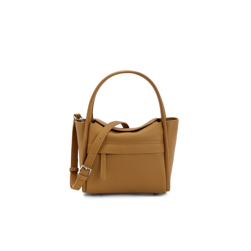 百丽包包女2024秋季新品高级质感休闲单肩斜挎手提水桶包M6349CX4