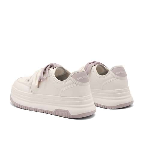 百丽时尚撞色板鞋女2024秋新商场同款厚底增高休闲鞋C1P1DCM4