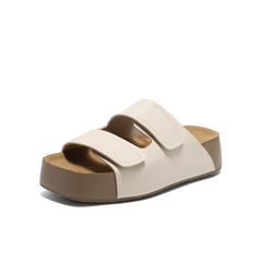 百丽复古厚底勃肯拖鞋女2025春新商场同款舒适可外穿拖鞋D5Z2DBT5