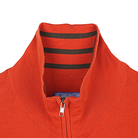 CAT/卡特 专柜同款 男装橙色针织长袖开衫CB1MWLSC725C31