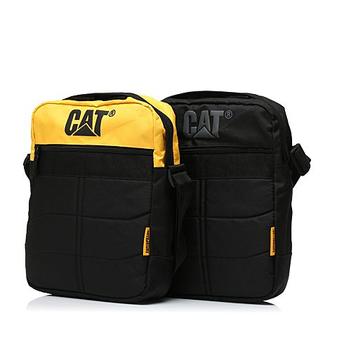CAT/卡特春夏季黑/黄色中性斜挎包CF3TB80005C012