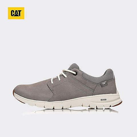 CAT卡特春夏季灰色牛皮革/织物男士户外休闲鞋P722308H1MMA07