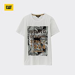 CAT/卡特春夏款男装白色短袖T恤CH3MTSST140B10