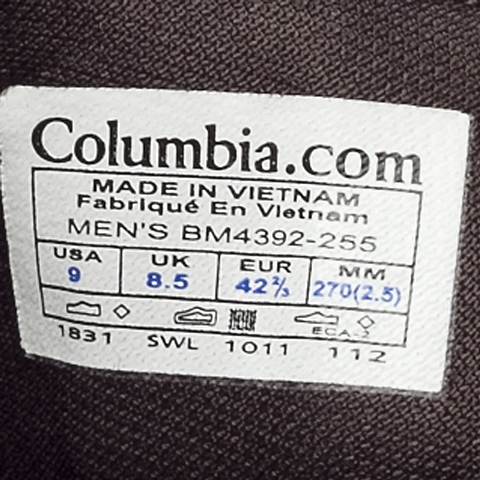 Columbia/哥伦比亚 男子户外凉拖鞋BM4392255