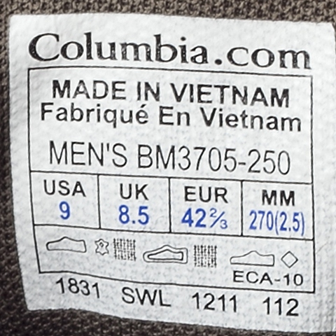 Columbia/哥伦比亚 男子户外徒步鞋BM3705250