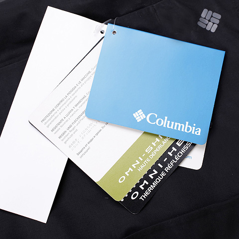 Columbia/哥伦比亚黑色女款热能反射科技 抗污科技 可调节防风帽 户外冲锋衣PL2970